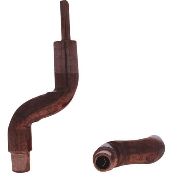 Tuffaloy - Spot Welder Tips For Use With: 5RW Electrode Holder Type: Bent Shank for 5RW Female Cap - Industrial Tool & Supply