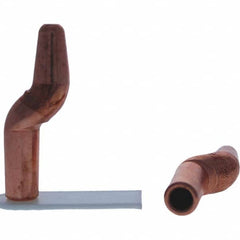 Tuffaloy - Spot Welder Tips For Use With: 4RW Electrode Holder Type: Double Bend Tip A Nose (Pointed) - Industrial Tool & Supply