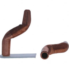 Tuffaloy - Spot Welder Tips For Use With: 4RW Electrode Holder Type: Double Bend Tip A Nose (Pointed) - Industrial Tool & Supply