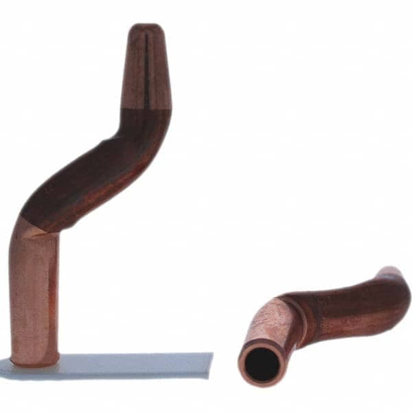 Tuffaloy - Spot Welder Tips For Use With: 4RW Electrode Holder Type: Double Bend Tip A Nose (Pointed) - Industrial Tool & Supply