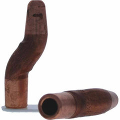 Tuffaloy - Spot Welder Tips For Use With: 5RW Electrode Holder Type: Double Bend Tip A Nose (Pointed) - Industrial Tool & Supply