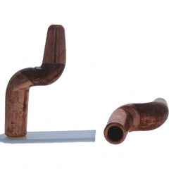 Tuffaloy - Spot Welder Tips For Use With: 4RW Electrode Holder Type: Double Bend Tip A Nose (Pointed) - Industrial Tool & Supply