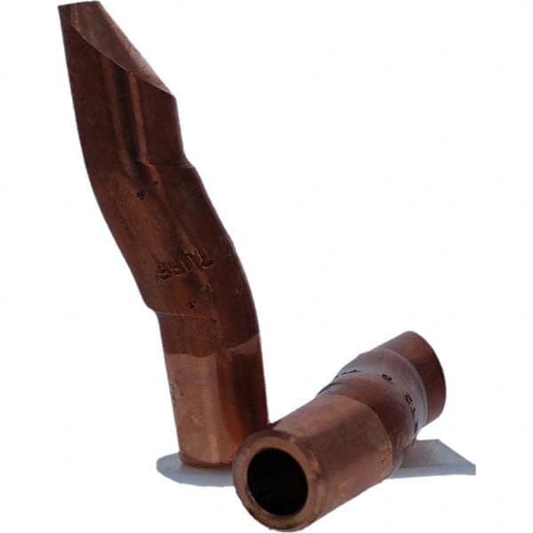 Tuffaloy - Spot Welder Tips For Use With: 5RW Electrode Holder Type: Double Bend Tip D Nose (Offset) - Industrial Tool & Supply