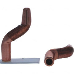 Tuffaloy - Spot Welder Tips For Use With: 4RW Electrode Holder Type: Double Bend Tip A Nose (Pointed) - Industrial Tool & Supply