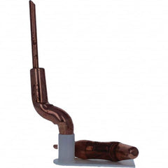 Tuffaloy - Spot Welder Tips For Use With: 4RW Electrode Holder Type: Double Bend Tip A Nose (Pointed) - Industrial Tool & Supply