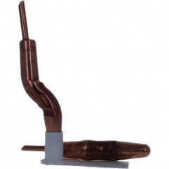 Tuffaloy - Spot Welder Tips For Use With: 4RW Electrode Holder Type: Double Bend Tip A Nose (Pointed) - Industrial Tool & Supply