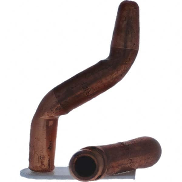Tuffaloy - Spot Welder Tips For Use With: 4RW Electrode Holder Type: Double Bend Tip A Nose (Pointed) - Industrial Tool & Supply