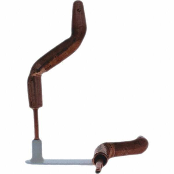 Tuffaloy - Spot Welder Tips For Use With: 4RW Electrode Holder Type: Double Bend Tip A Nose (Pointed) - Industrial Tool & Supply