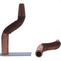 Tuffaloy - Spot Welder Tips For Use With: 4RW Electrode Holder Type: Double Bend Tip A Nose (Pointed) - Industrial Tool & Supply