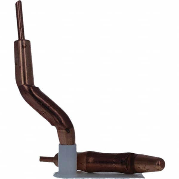 Tuffaloy - Spot Welder Tips For Use With: 4RW Electrode Holder Type: Double Bend Tip A Nose (Pointed) - Industrial Tool & Supply