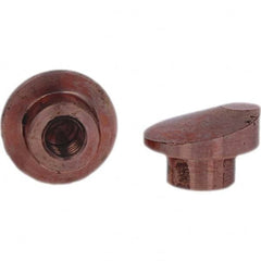 Tuffaloy - Spot Welder Tips For Use With: Socket Or Paddle Type Holder Type: Socket Tip D Nose (Offset) - Industrial Tool & Supply