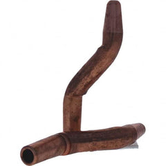 Tuffaloy - Spot Welder Tips For Use With: 4RW Electrode Holder Type: Double Bend Tip A Nose (Pointed) - Industrial Tool & Supply