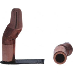Tuffaloy - Spot Welder Tips For Use With: 4RW Electrode Holder Type: Double Bend Tip A Nose (Pointed) - Industrial Tool & Supply
