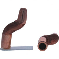 Tuffaloy - Spot Welder Tips For Use With: 5RW Electrode Holder Type: Double Bend Tip A Nose (Pointed) - Industrial Tool & Supply