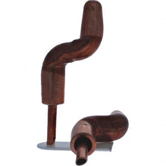 Tuffaloy - Spot Welder Tips For Use With: 5RW Electrode Holder Type: Double Bend Tip A Nose (Pointed) - Industrial Tool & Supply