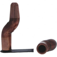 Tuffaloy - Spot Welder Tips For Use With: 5RW Electrode Holder Type: Double Bend Tip A Nose (Pointed) - Industrial Tool & Supply