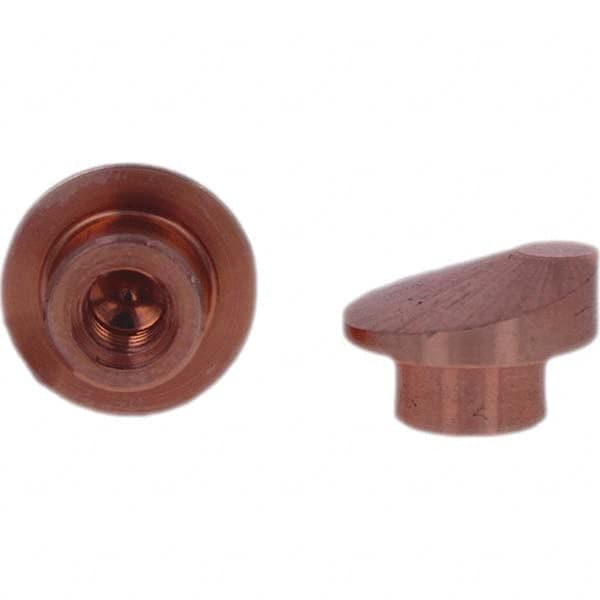 Tuffaloy - Spot Welder Tips For Use With: Socket Or Paddle Type Holder Type: Socket Tip D Nose (Offset) - Industrial Tool & Supply