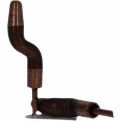 Tuffaloy - Spot Welder Tips For Use With: 5RW Electrode Holder Type: Double Bend Tip A Nose (Pointed) - Industrial Tool & Supply
