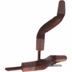 Tuffaloy - Spot Welder Tips For Use With: 5RW Electrode Holder Type: Double Bend Tip A Nose (Pointed) - Industrial Tool & Supply