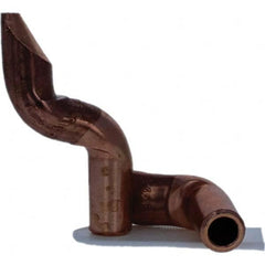 Tuffaloy - Spot Welder Tips For Use With: 4RW Electrode Holder Type: Double Bend Tip D Nose (Offset) - Industrial Tool & Supply