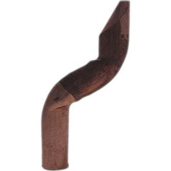 Tuffaloy - Spot Welder Tips For Use With: 4RW Electrode Holder Type: Double Bend Tip D Nose (Offset) - Industrial Tool & Supply
