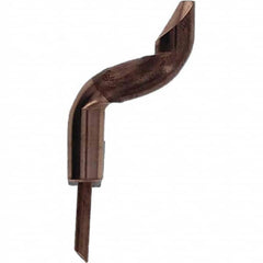 Tuffaloy - Spot Welder Tips For Use With: 4RW Electrode Holder Type: Double Bend Tip D Nose (Offset) - Industrial Tool & Supply