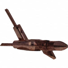 Tuffaloy - Spot Welder Tips For Use With: 4RW Electrode Holder Type: Double Bend Tip D Nose (Offset) - Industrial Tool & Supply