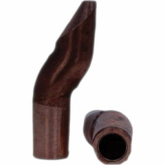 Tuffaloy - Spot Welder Tips For Use With: 4RW Electrode Holder Type: Double Bend Tip D Nose (Offset) - Industrial Tool & Supply