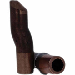 Tuffaloy - Spot Welder Tips For Use With: 4RW Electrode Holder Type: Double Bend Tip D Nose (Offset) - Industrial Tool & Supply