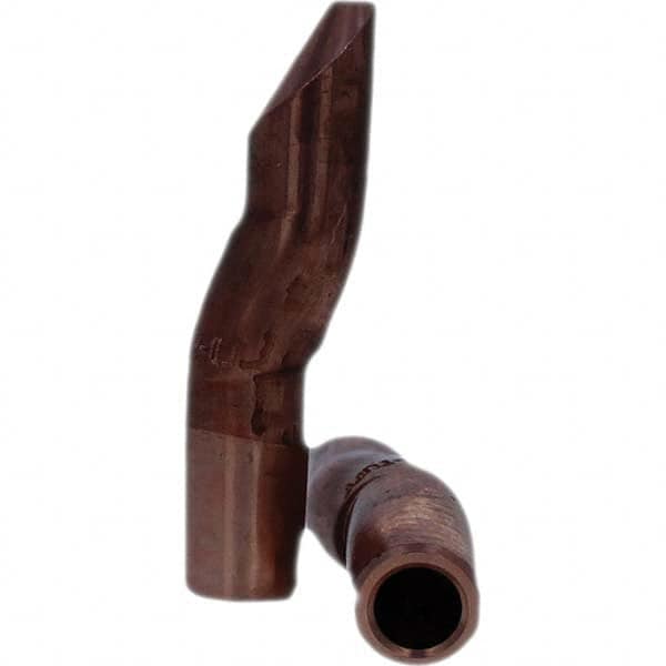 Tuffaloy - Spot Welder Tips For Use With: 5RW Electrode Holder Type: Double Bend Tip D Nose (Offset) - Industrial Tool & Supply