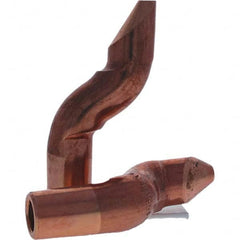 Tuffaloy - Spot Welder Tips For Use With: 5RW Electrode Holder Type: Double Bend Tip D Nose (Offset) - Industrial Tool & Supply