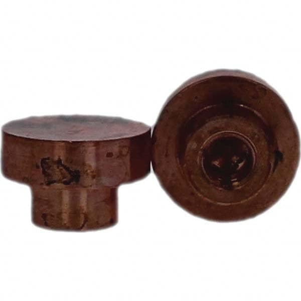 Tuffaloy - Spot Welder Tips For Use With: Socket Or Paddle Type Holder Type: Socket Tip C Nose (Flat) - Industrial Tool & Supply