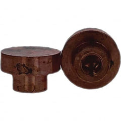 Tuffaloy - Spot Welder Tips For Use With: Socket Or Paddle Type Holder Type: Socket Tip C Nose (Flat) - Industrial Tool & Supply