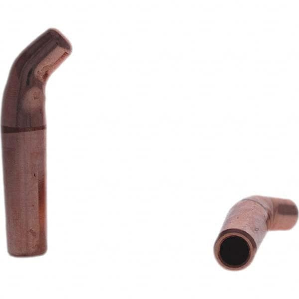 Tuffaloy - Spot Welder Tips For Use With: 4RW Electrode Holder Type: Single Bend Tip A Nose (Pointed) - Industrial Tool & Supply