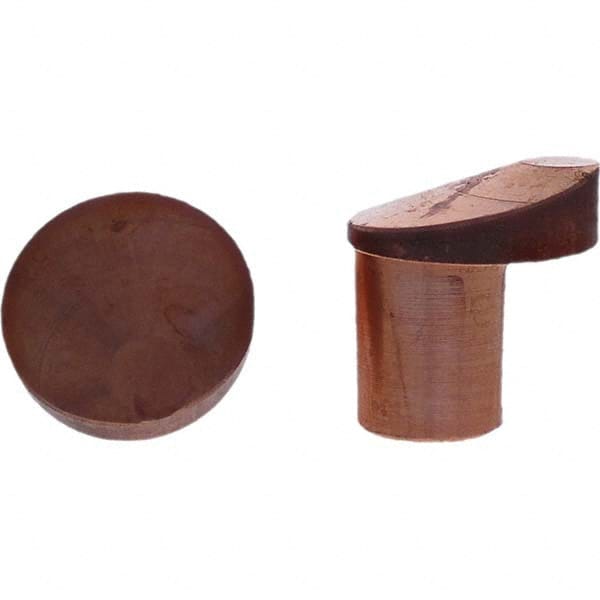 Tuffaloy - Spot Welder Tips For Use With: 4RW Electrode Holder Type: Paddle Tip D Nose (Offset) - Industrial Tool & Supply