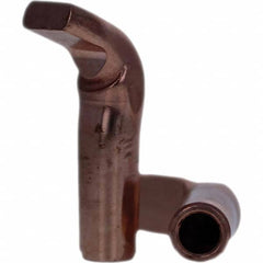 Tuffaloy - Spot Welder Tips For Use With: 5RW Electrode Holder Type: Single Bend Tip Spade Nose - Industrial Tool & Supply