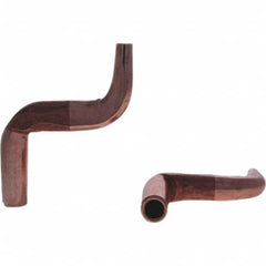 Tuffaloy - Spot Welder Tips For Use With: 4RW Electrode Holder Type: Misc Double Bend Tip C Nose (Flat) - Industrial Tool & Supply