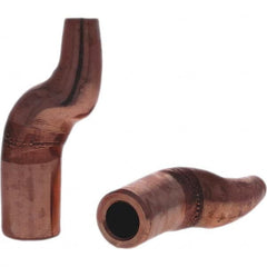 Tuffaloy - Spot Welder Tips For Use With: 5RW Electrode Holder Type: Misc Double Bend Tip C Nose (Flat) - Industrial Tool & Supply