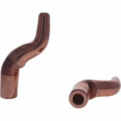 Tuffaloy - Spot Welder Tips For Use With: 5RW Electrode Holder Type: Misc Double Bend Tip A Nose (Pointed) - Industrial Tool & Supply