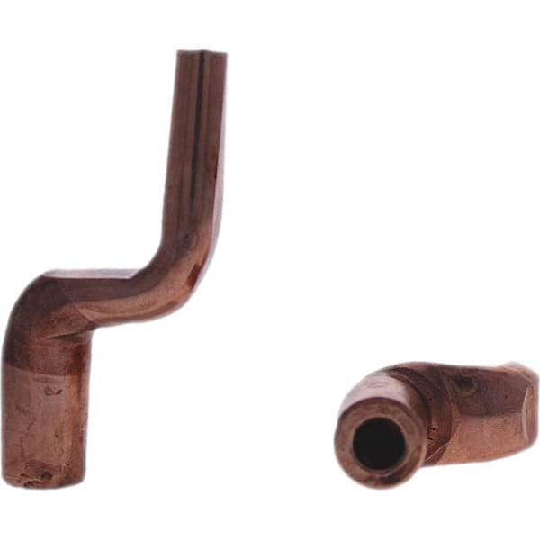 Tuffaloy - Spot Welder Tips For Use With: 5RW Electrode Holder Type: Misc Double Bend Tip Spade Nose - Industrial Tool & Supply