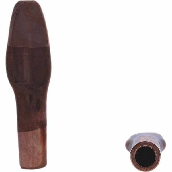 Tuffaloy - Spot Welder Tips For Use With: 5RW Electrode Holder Type: Misc Straight Tip Spade Nose - Industrial Tool & Supply