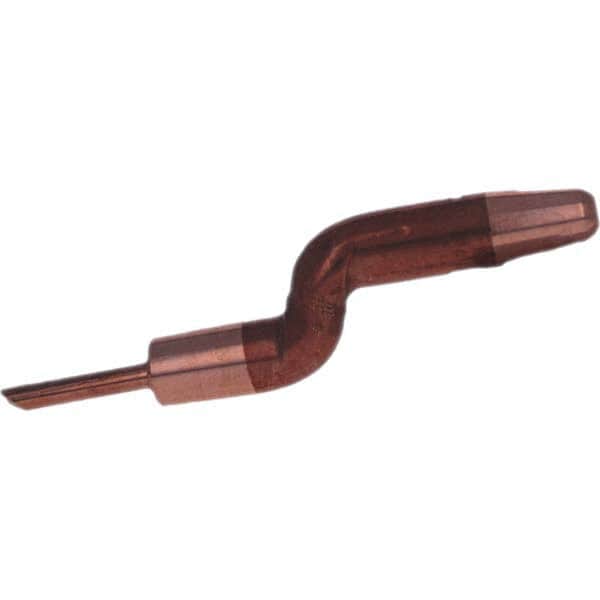 Tuffaloy - Spot Welder Tips For Use With: 5RW Electrode Holder Type: Misc Double Bend Tips A Nose (Pointed) - Industrial Tool & Supply