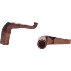 Tuffaloy - Spot Welder Tips For Use With: 5RW Electrode Holder Type: Misc Double Bend Tip Rectangular Nose - Industrial Tool & Supply