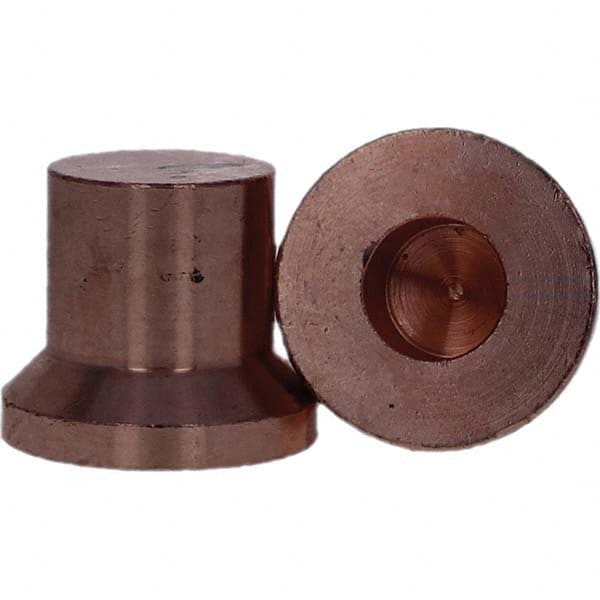 Tuffaloy - Spot Welder Tips For Use With: HP Size 1 High Pressure Holder Type: High Pressure Tip C Nose (Flat) - Industrial Tool & Supply