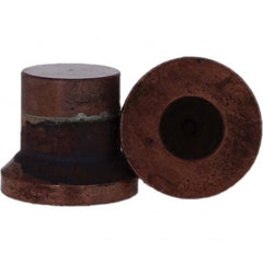 Tuffaloy - Spot Welder Tips For Use With: HP Size 1 High Pressure Holder Type: High Pressure Tip C Nose (Flat) - Industrial Tool & Supply