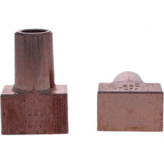 Tuffaloy - Spot Welder Tips For Use With: 5RW Electrode Holder Type: Backup Electrode Rectangular Face - Industrial Tool & Supply