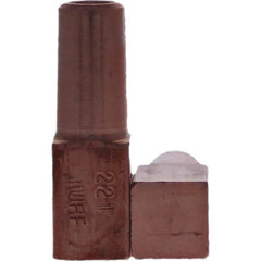 Tuffaloy - Spot Welder Tips For Use With: 5RW Electrode Holder Type: Backup Electrode Rectangular Face - Industrial Tool & Supply
