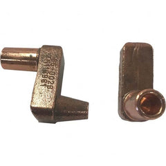 Tuffaloy - Spot Welder Tips For Use With: 5RW Electrode Holder Type: Misc Double Bend Tip E Nose (Truncated) - Industrial Tool & Supply