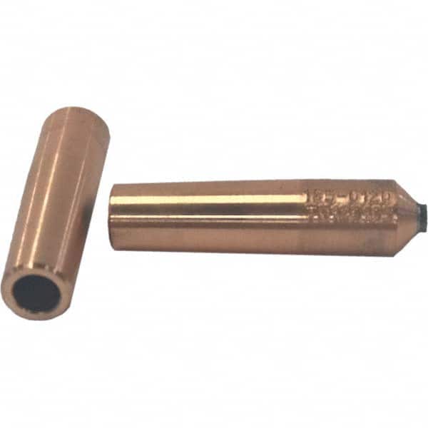 Tuffaloy - Spot Welder Tips For Use With: 4RW Electrode Holder Type: Refactory Straight Tip A Nose (Pointed) - Industrial Tool & Supply