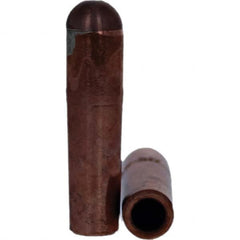 Tuffaloy - Spot Welder Tips For Use With: 4RW Electrode Holder Type: Refactory Straight Tip B Nose (Dome) - Industrial Tool & Supply